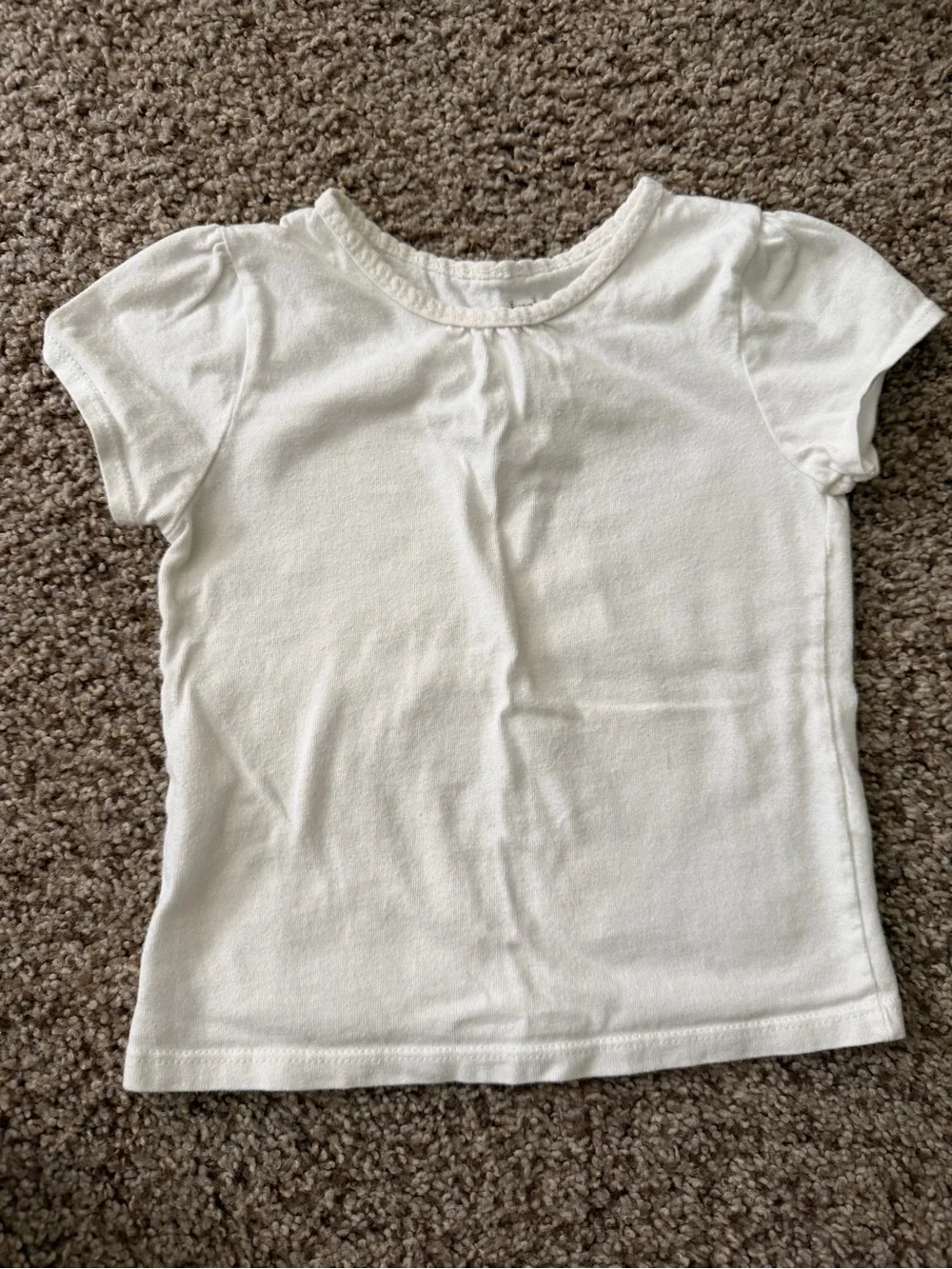 Garanimals White Short Sleeve Girls' Tee